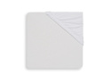 Prześcieradło z gumką Jersey 40/50x80/90cm białe Jollein Prześcieradło z gumką Jersey 40/50x80/90cm białe Jollein