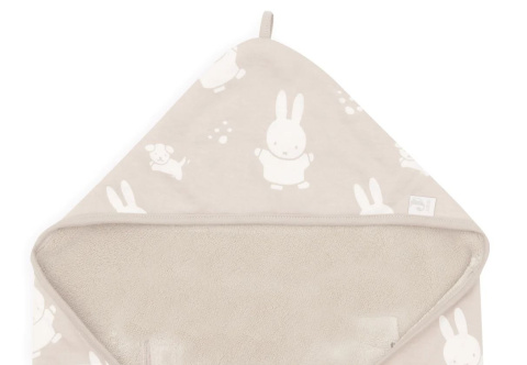Kocyk 85x85 cm Miffy&Snuffy Nougat Jollein Kocyk 85x85 cm Miffy&Snuffy Nougat Jollein