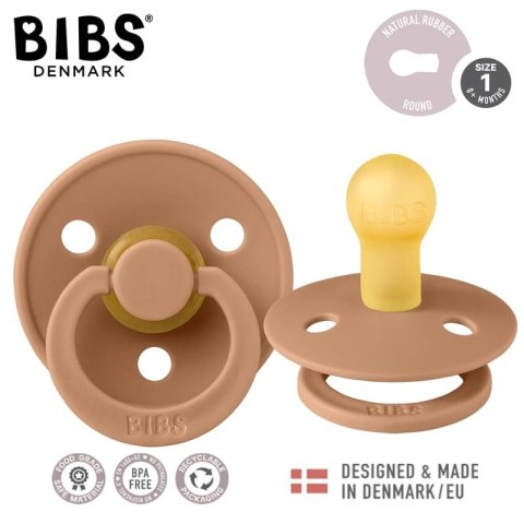 BIBS COLOUR EARTH S Smoczek uspokajający kauczuk Hevea BIBS COLOUR EARTH S Smoczek uspokajający kauczuk Hevea