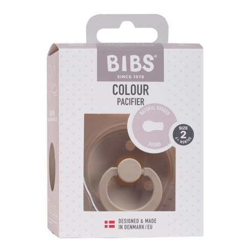 BIBS COLOUR VANILLA M Smoczek Uspokajający kauczuk Hevea BIBS COLOUR VANILLA M Smoczek Uspokajający kauczuk Hevea