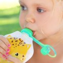 ChooMee SoftSip 2 PACK Aqua/Orange Uniwersalny ustnik silikonowy do saszetek pokarmowych opakowanie podróżne ChooMee SoftSip 2 PACK Aqua/Orange Uniwersalny ustnik silikonowy do saszetek pokarmowych opakowanie podróżne