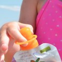 ChooMee SoftSip 2 PACK Aqua/Orange Uniwersalny ustnik silikonowy do saszetek pokarmowych opakowanie podróżne ChooMee SoftSip 2 PACK Aqua/Orange Uniwersalny ustnik silikonowy do saszetek pokarmowych opakowanie podróżne