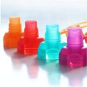 ChooMee SoftSip 2 PACK Aqua/Orange Uniwersalny ustnik silikonowy do saszetek pokarmowych opakowanie podróżne ChooMee SoftSip 2 PACK Aqua/Orange Uniwersalny ustnik silikonowy do saszetek pokarmowych opakowanie podróżne