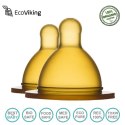 Eco Viking Antykolkowy Smoczek Hevea Stage 1 Wide dla Noworodków 2 PACK Eco Viking Antykolkowy Smoczek Hevea Stage 1 Wide dla Noworodków 2 PACK