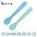 Eco Viking silikonowe łyżeczki BLW Blue + Mint 2 szt Eco Viking silikonowe łyżeczki BLW Blue + Mint 2 szt
