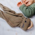 Hi Little One - Przytulanka dou dou z gryzakiem SLEEPY BUNNY z organicznej BIO bawełny Lavender Hi Little One - Przytulanka dou dou z gryzakiem SLEEPY BUNNY z organicznej BIO bawełny Lavender