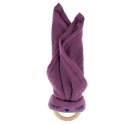 Hi Little One - Przytulanka dou dou z gryzakiem SLEEPY BUNNY z organicznej BIO bawełny Lavender Hi Little One - Przytulanka dou dou z gryzakiem SLEEPY BUNNY z organicznej BIO bawełny Lavender