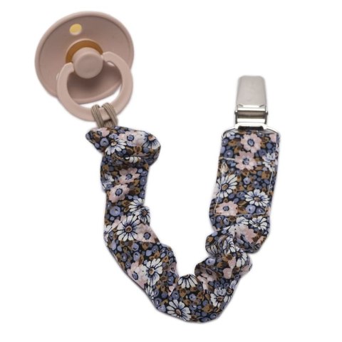 Hi Little One zawieszka do smoczka BOHO FLO Blue Pom Pom Hi Little One zawieszka do smoczka BOHO FLO Blue Pom Pom