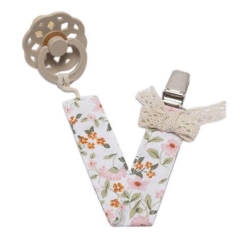 Hi Little One zawieszka do smoczka BOHO FLOPI Mauve Pom Pom Hi Little One zawieszka do smoczka BOHO FLOPI Mauve Pom Pom