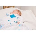 Matchstick Monkey 2 otulacze z organicznej BIO bawełny z gryzakiem silikonowym Blue Matchstick Monkey 2 otulacze z organicznej BIO bawełny z gryzakiem silikonowym Blue