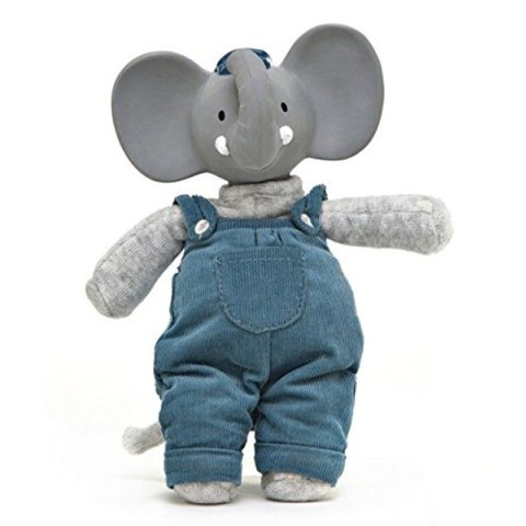 Meiya & Alvin - Lalka przytulanka z gryzakiem z organicznego kauczuku Hevea Alvin Elephant Meiya & Alvin - Lalka przytulanka z gryzakiem z organicznego kauczuku Hevea Alvin Elephant