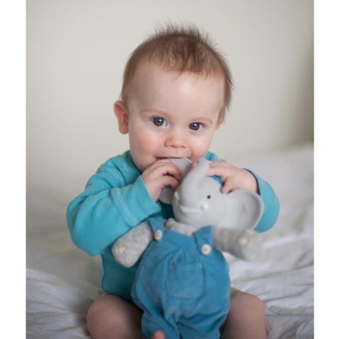 Meiya & Alvin - Lalka przytulanka z gryzakiem z organicznego kauczuku Hevea Alvin Elephant Meiya & Alvin - Lalka przytulanka z gryzakiem z organicznego kauczuku Hevea Alvin Elephant