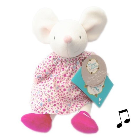 Meiya & Alvin - Lalka przytulanka z pozytywką Meiya Mouse Meiya & Alvin - Lalka przytulanka z pozytywką Meiya Mouse