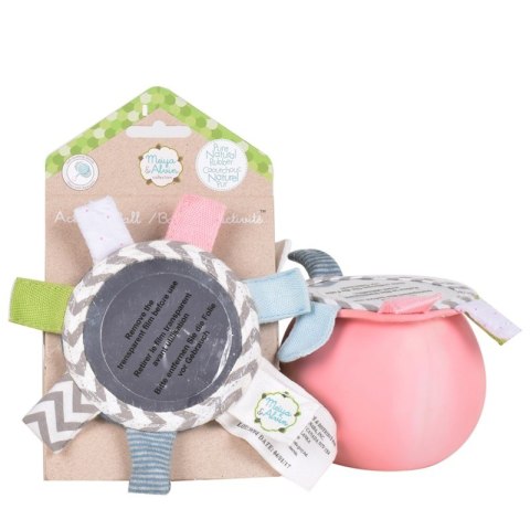 Meiya & Alvin - Piłka sensoryczna z lusterkiem i grzechotką z organicznego kauczuku Hevea Meiya Mouse Meiya & Alvin - Piłka sensoryczna z lusterkiem i grzechotką z organicznego kauczuku Hevea Meiya Mouse