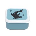 Petit Monkey - 3 śniadaniówki lunchboxy Deep Blue Petit Monkey - 3 śniadaniówki lunchboxy Deep Blue