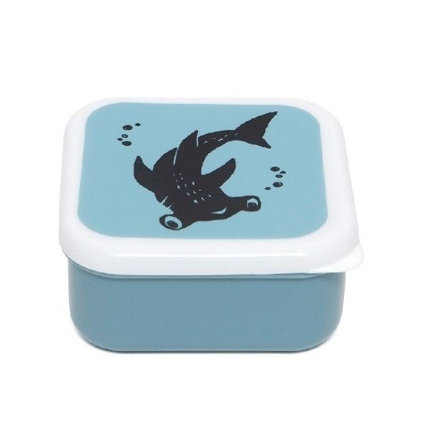 Petit Monkey - 3 śniadaniówki lunchboxy Deep Blue Petit Monkey - 3 śniadaniówki lunchboxy Deep Blue