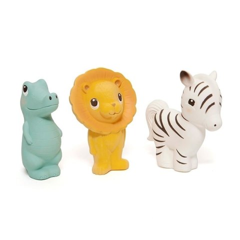 Petit Monkey - Lew Leo gryzak z grzechotką 100% hevea Petit Monkey - Lew Leo gryzak z grzechotką 100% hevea