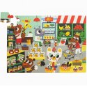 Petit Monkey - MAXI Puzzle Wesołe zwierzęta - Supermarket Petit Monkey - MAXI Puzzle Wesołe zwierzęta - Supermarket