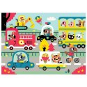 Petit Monkey - MAXI Puzzle Wesołe zwierzęta - W drodze Petit Monkey - MAXI Puzzle Wesołe zwierzęta - W drodze