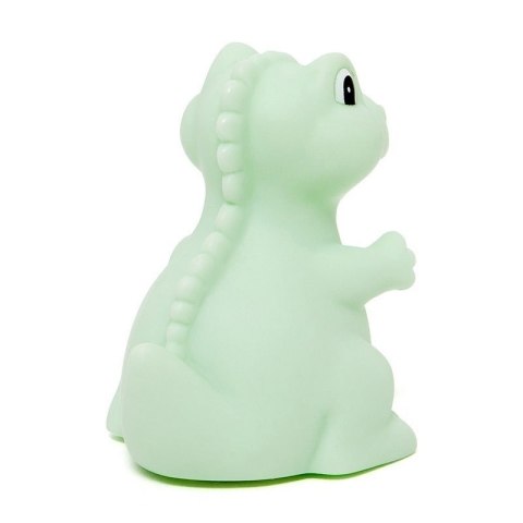 Petit Monkey - Miękka pastelowa lampka nocna LED T-rex miętowy Petit Monkey - Miękka pastelowa lampka nocna LED T-rex miętowy