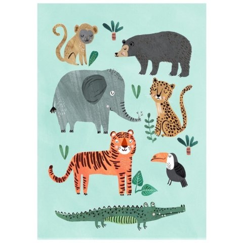 Petit Monkey - Poster Wild Animals 70 x 50 cm Petit Monkey - Poster Wild Animals 70 x 50 cm
