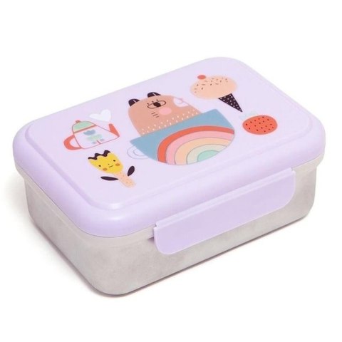 Petit Monkey - Śniadaniówka Lunchbox ze szlachetnej stali nierdzewnej Apple of My Eye Petit Monkey - Śniadaniówka Lunchbox ze szlachetnej stali nierdzewnej Apple of My Eye