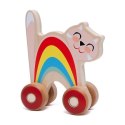 Petit Monkey - Tęczowy Kotek na kółkach Petit Monkey - Tęczowy Kotek na kółkach