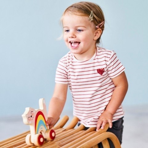 Petit Monkey - Tęczowy Kotek na kółkach Petit Monkey - Tęczowy Kotek na kółkach