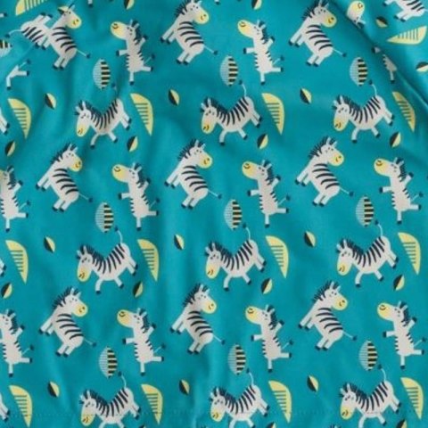 Tidy Tot - śliniak fartuszkowy do zestawu BLW Bib Dancing Zebras, krótki rękawek Tidy Tot - śliniak fartuszkowy do zestawu BLW Bib Dancing Zebras, krótki rękawek