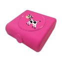 Carl Oscar Kids Sandwich Box Pojemnik na przekąski i kanapki Purple - Cow Carl Oscar Kids Sandwich Box Pojemnik na przekąski i kanapki Purple - Cow
