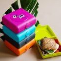 Carl Oscar Kids Sandwich Box Pojemnik na przekąski i kanapki Purple - Cow Carl Oscar Kids Sandwich Box Pojemnik na przekąski i kanapki Purple - Cow