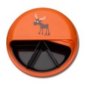 Carl Oscar Small SnackDISC™ 5 komorowy obrotowy pojemnik na przekąski Orange - Moose Carl Oscar Small SnackDISC™ 5 komorowy obrotowy pojemnik na przekąski Orange - Moose