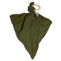 Hi Little One - Przytulanka dou dou z gryzakiem z organicznej BIO bawełny Green Hunter Hi Little One - Przytulanka dou dou z gryzakiem z organicznej BIO bawełny Green Hunter