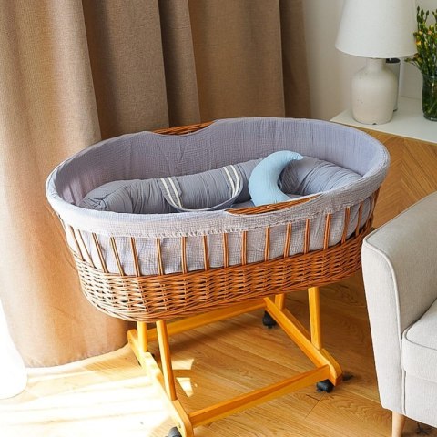 Hi Little One kokon gniazdko dla Noworodka z organicznego oddychającego BIO muślinu Baby Blue Hi Little One kokon gniazdko dla Noworodka z organicznego oddychającego BIO muślinu Baby Blue