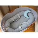 Hi Little One kokon gniazdko dla Noworodka z organicznego oddychającego BIO muślinu Baby Blue Hi Little One kokon gniazdko dla Noworodka z organicznego oddychającego BIO muślinu Baby Blue
