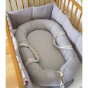 Hi Little One kokon gniazdko dla Noworodka z organicznego oddychającego BIO muślinu Baby Blue Hi Little One kokon gniazdko dla Noworodka z organicznego oddychającego BIO muślinu Baby Blue
