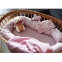 Hi Little One kokon gniazdko dla Noworodka z organicznego oddychającego BIO muślinu Iron Hi Little One kokon gniazdko dla Noworodka z organicznego oddychającego BIO muślinu Iron