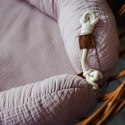 Hi Little One kokon gniazdko dla Noworodka z organicznego oddychającego BIO muślinu Olive Hi Little One kokon gniazdko dla Noworodka z organicznego oddychającego BIO muślinu Olive