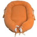 Hi Little One kokon gniazdko dla Noworodka z organicznego oddychającego BIO muślinu Pumpkin Hi Little One kokon gniazdko dla Noworodka z organicznego oddychającego BIO muślinu Pumpkin
