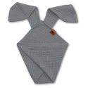 Hi Little One pieluszka doudou z zapachem mamy BIO bawełna BUNNY Grey Hi Little One pieluszka doudou z zapachem mamy BIO bawełna BUNNY Grey