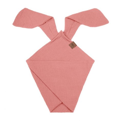 Hi Little One pieluszka doudou z zapachem mamy BIO bawełna BUNNY Salmon Hi Little One pieluszka doudou z zapachem mamy BIO bawełna BUNNY Salmon