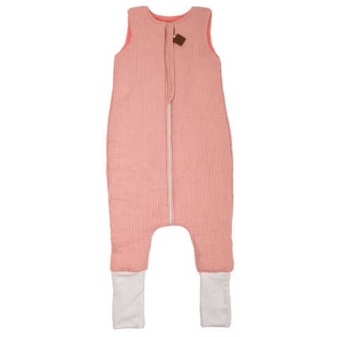 Hi Little One śpiworek dwustronny z nogawkami TOG 1,5 BIO muślin SLIM BAG BABY PINK/CORAL roz M Hi Little One śpiworek dwustronny z nogawkami TOG 1,5 BIO muślin SLIM BAG BABY PINK/CORAL roz M