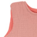 Hi Little One śpiworek dwustronny z nogawkami TOG 1,5 BIO muślin SLIM BAG BABY PINK/CORAL roz M Hi Little One śpiworek dwustronny z nogawkami TOG 1,5 BIO muślin SLIM BAG BABY PINK/CORAL roz M