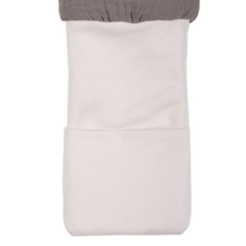 Hi Little One śpiworek dwustronny z nogawkami TOG 1,5 BIO muślin SLIM BAG GREY/MINT roz M Hi Little One śpiworek dwustronny z nogawkami TOG 1,5 BIO muślin SLIM BAG GREY/MINT roz M