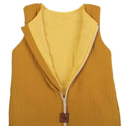 Hi Little One śpiworek dwustronny z nogawkami TOG 1,5 BIO muślin SLIM BAG MUSTARD/SUNSHINE roz S Hi Little One śpiworek dwustronny z nogawkami TOG 1,5 BIO muślin SLIM BAG MUSTARD/SUNSHINE roz S