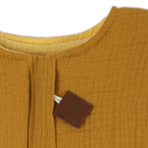 Hi Little One śpiworek dwustronny z nogawkami TOG 1,5 BIO muślin SLIM BAG MUSTARD/SUNSHINE roz S Hi Little One śpiworek dwustronny z nogawkami TOG 1,5 BIO muślin SLIM BAG MUSTARD/SUNSHINE roz S