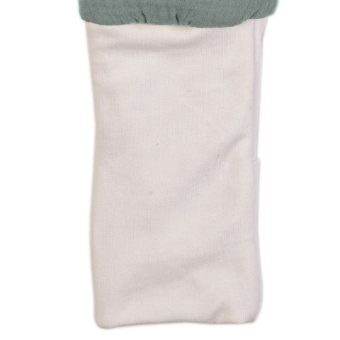 Hi Little One śpiworek dwustronny z nogawkami TOG 1,5 BIO muślin SLIM BAG TIFFANY/EMERALD roz M Hi Little One śpiworek dwustronny z nogawkami TOG 1,5 BIO muślin SLIM BAG TIFFANY/EMERALD roz M