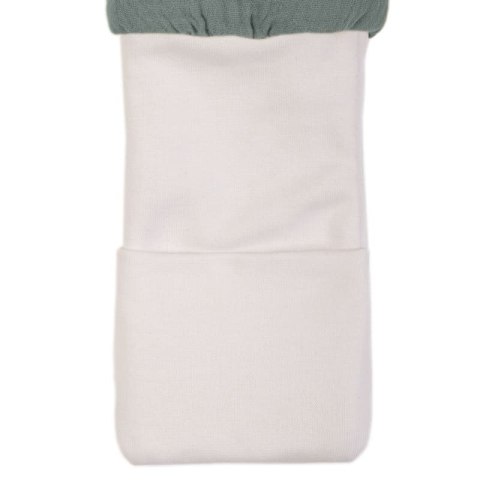 Hi Little One śpiworek dwustronny z nogawkami TOG 1,5 BIO muślin SLIM BAG TIFFANY/EMERALD roz M Hi Little One śpiworek dwustronny z nogawkami TOG 1,5 BIO muślin SLIM BAG TIFFANY/EMERALD roz M