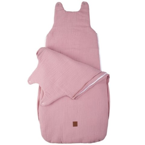 Hi Little One śpiworek dla Niemowlaka muślin TOG 3,0 ONE BAG Baby Pink roz M Hi Little One śpiworek dla Niemowlaka muślin TOG 3,0 ONE BAG Baby Pink roz M