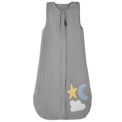 Hi Little One śpiworek do spania dla Niemowlaka TOG 1,0 BIO bawełna DAY & NIGHT Gray M Hi Little One śpiworek do spania dla Niemowlaka TOG 1,0 BIO bawełna DAY & NIGHT Gray M